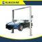 Clear floor 2 post car lift auto maintenace equipment