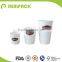 Logo printed disposable 4oz paper coffee cups with plastic lid