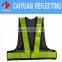 CY Black Mesh Warning Reflective Safety Vest