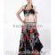 alibaba china belly dance bohemia billowing skirts long black chiffon skirts