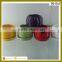 Colorful ceramic round table vase with tray/ glazed round table vase with hole