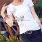 Simple Style Young Lady Custom Private Lable Sublimation T Shirt Wholesale Price China
