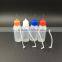 20ml PE e liquid empty plastic bottle with needle tip and multi cap colour made in China                        
                                                                                Supplier's Choice