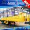 3-axle Side Wall Open Cargo Transportation Side Breast Board Semi Trailer for Sale