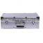 carry-on silver aluminum tool case instrument casing with combination lock for professionals