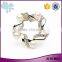 Korean fashion jewelry wholesale zinc alloy pearl rhinestone flower sacrf clip brooch