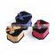 New arrival velvet wedding flock ring box with soft sponge insert