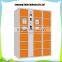 Modern office furniture 24 door electronic locker with barcode lock/ electronic storage lockers intelligent logistic locker