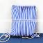 Striped printing wholesale cotton fabric drawstring bag                        
                                                                                Supplier's Choice