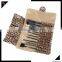 Animal printing holder 12 pcs professional make up brushes supplier