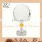 Beautiful princess style decorative yellow acrylic makeup mirror