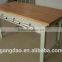 Antique Homemade Beech Wooden Workbench