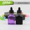modern cosmetic perfume rectangular glass dropper bottle with custom packaging