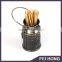 Manufacturer your design antique nickel Toothpick tank/toothpick holder