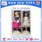 Fashion sweet girl single barbie doll set with shoes and handbags