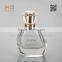crystal clear glass perfume bottle