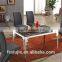 L859 Contemporary stainless steel legs artificial marble dining table