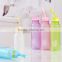 Narrow mouth frosted portable bpa free plastic drinking water bottle YB-0166,YB0167