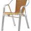 Double tube rattan chair