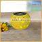 mini ceramic solar led lantern rechargeable lights for garden ornaments