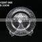 Wholesale clear glass charger plate with gold / silver beaded for wedding , cheap price