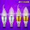 High Brightness Aluminum Alloy 5W LED Bulb Light 220V E14 LED Candle Light
