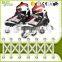 kids adjustable aggressive red inline skates with ce