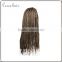 2015 new fashion lace front wig with baby hair heat resistant synthetic american african braided wig