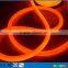 25meter spool 12V DC 360 degree round orange 12v led neon rope light Gold Supplier