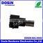 straight black plastic bnc male connector pcb mount