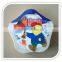 Cotton terry flower shape compressed face towel sport towel