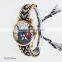 Elastic knitting watch chain cat face quartz watch price