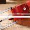 hot-selling fashion ladies and women's needle fastener with diamond red brown slim leather trousers waist belt