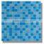 20x20mm blue color swimming pool glass tile mosaic
