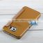 C&T Luxurious Gold Premium PU Leather PC Hard Shell Wallet Skin Hybrid Cover for Samsung Galaxy Note 7