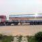 China manufacture tri-axle liquid tank semi trailer for sale