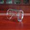 cylinder shape 7.9oz high white soda-lime glass glass candle jar