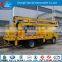 Factory direct selling lift truck High-altitude truck with crane FOTON 4x2 platform truck mounted