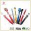 New products cute girl shape PVC pencil topper for kids