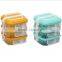 Compartment DIY Adjustable FDA Certificated Stacking Plastic Snap closure Food Container
