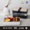 Customized Bento Box with Wooden Printing, FDA Approved, Microwave & dishwasher safe