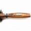 heat resisting round wood wooden 100% natural bristle hair brush