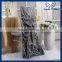 CH003M wholesale fancy cheap ruffled wedding gathered gold chair cover with brooch