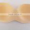 hot sexy women free size tight transparent cloth silicone bra