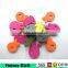 Melors 9 pcs lovely animal eva foam puzzle game bath toys intelligence baby toys for bathroom