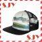 Embroidery Patch One Size Flat Short Bill 100 Polyester Trucker Hat Cap