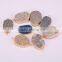 Square Shape Black / Purple Quartz Druzy Stone Beads, Square Shape Drusy Gem Stone Beads, Druzy Beads For Jewelry Making