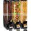 5 Gallon Food Dispenser w/ Label Holder, Continuous Flow - Black(FD-B-0203)