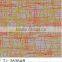 TJ-3836 Transparent emboossed tablecloth with golden & silver