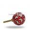 Round Ball Red Button Knob